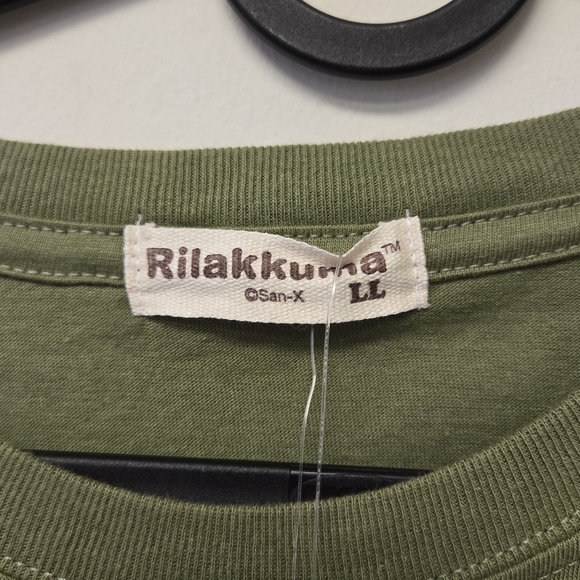 Rilakkuma Fun T-shirt Olive Green XL - Picture 4 of 8
